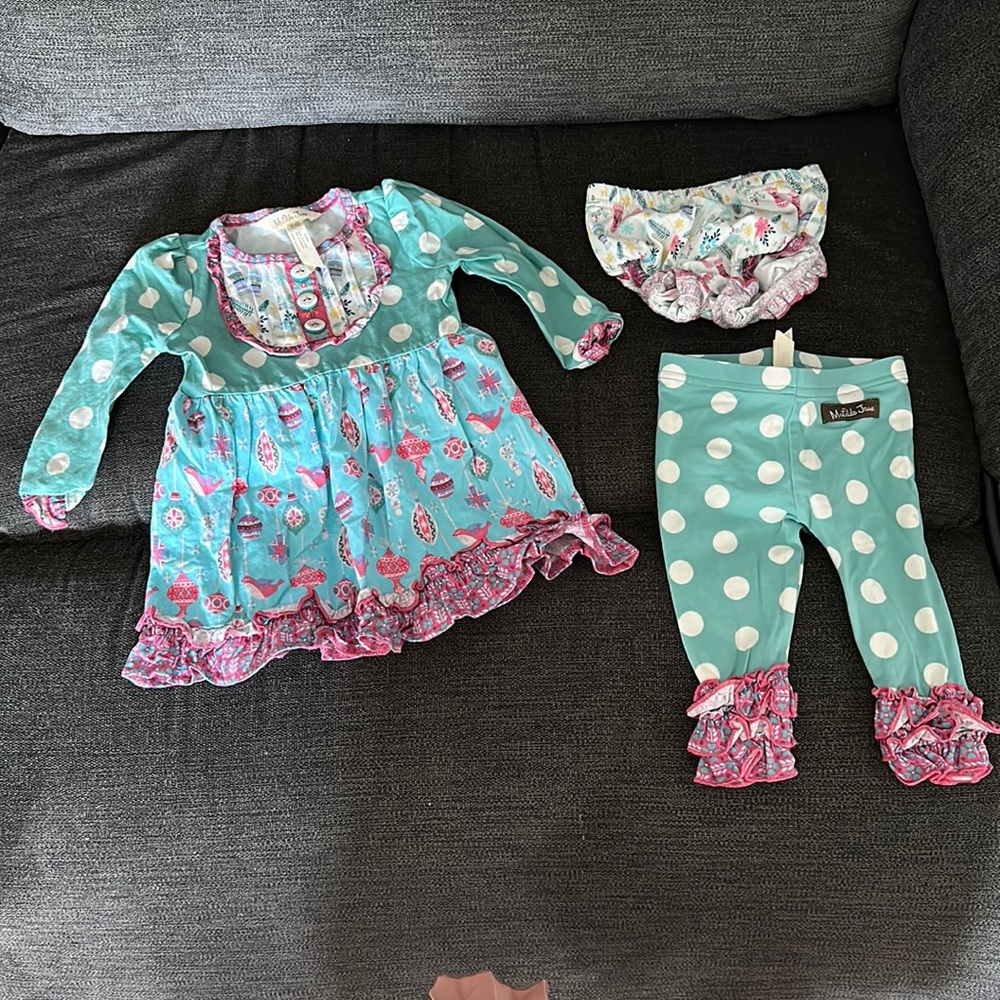 Matilda Jane Baby Dress and Bloomers Set